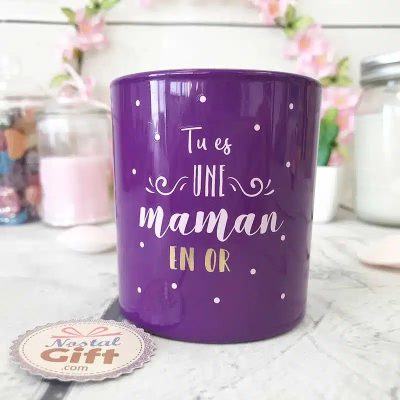 Bougie + Collier surprise inclus “Maman en Or”