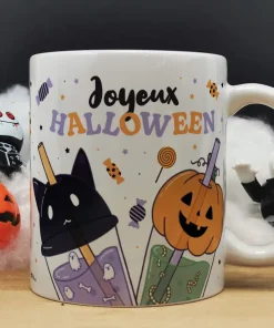Mug  Halloween Bubble tea “Joyeux Halloween”