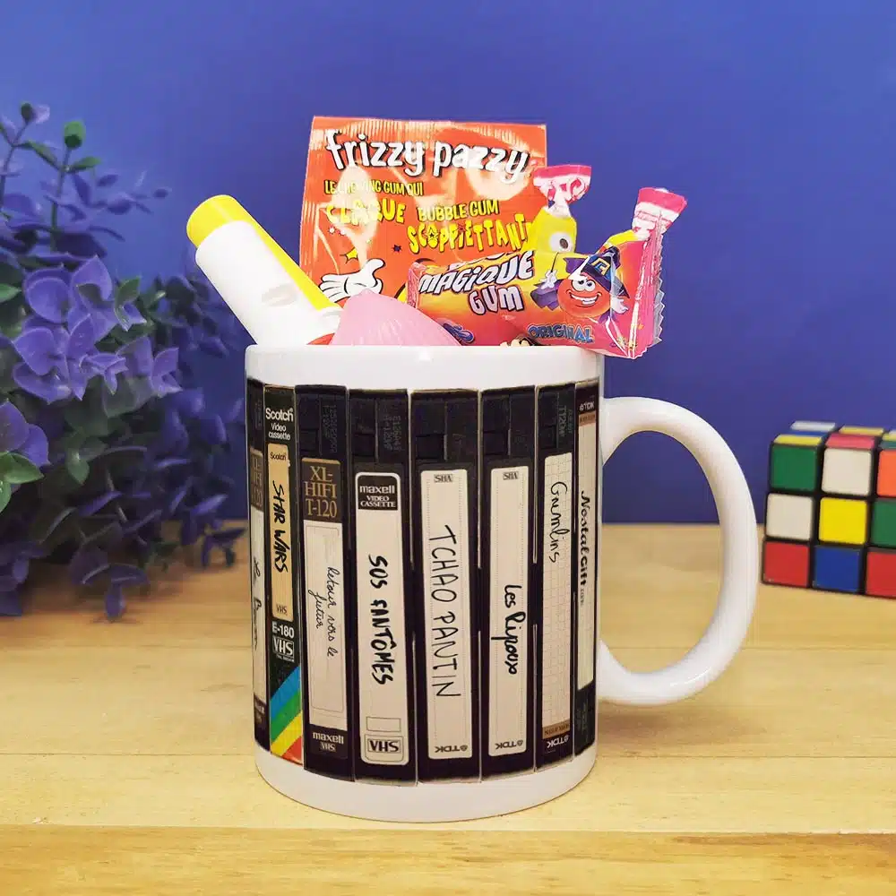 Mug bonbon années 80 – Collection “VHS 80”