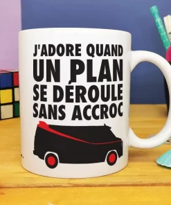 Mug “J’adore quand un plan se déroule sans accroc”