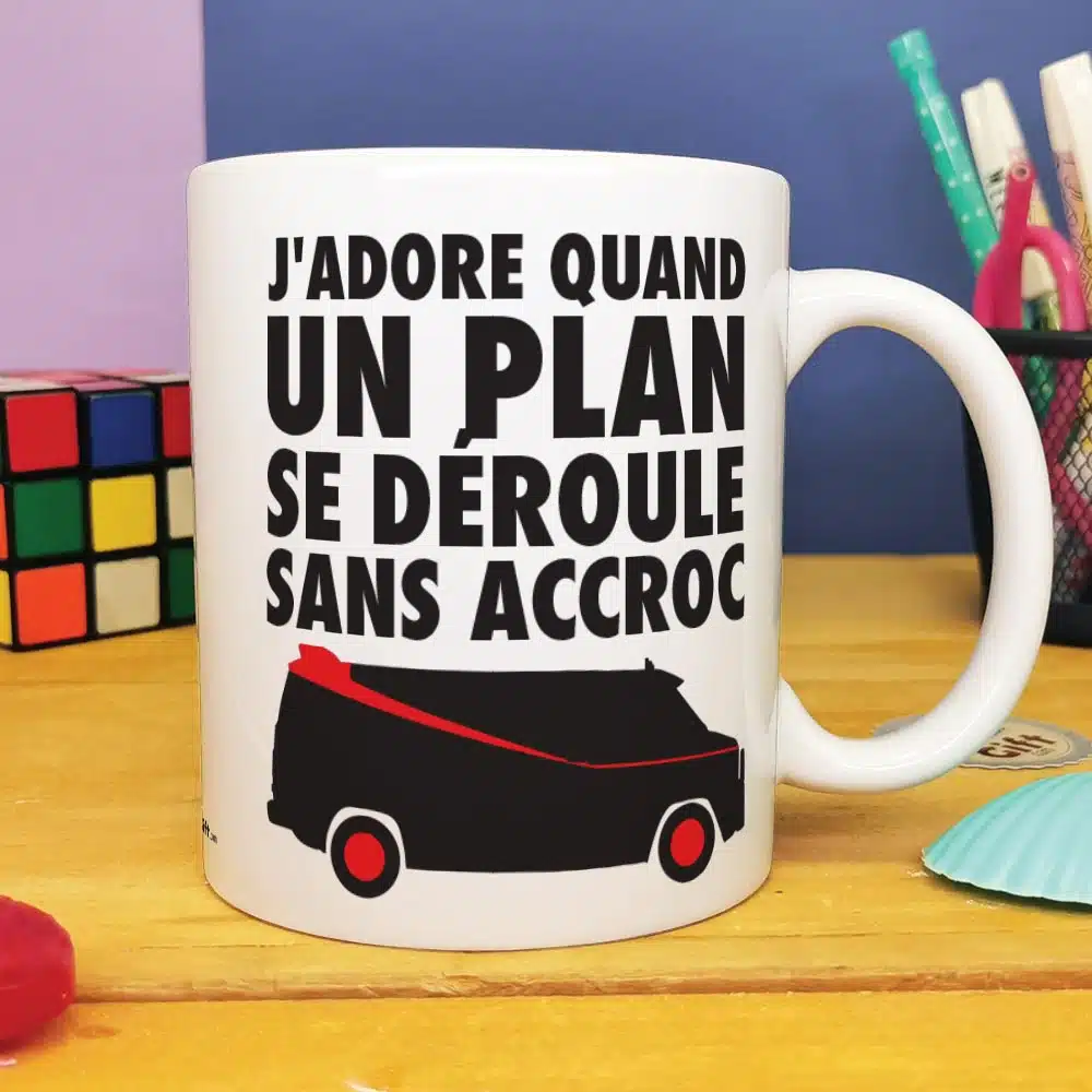 Mug “J’adore quand un plan se déroule sans accroc”