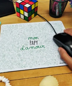 Tapis de souris “mon papy d’amour”- Cadeau papy