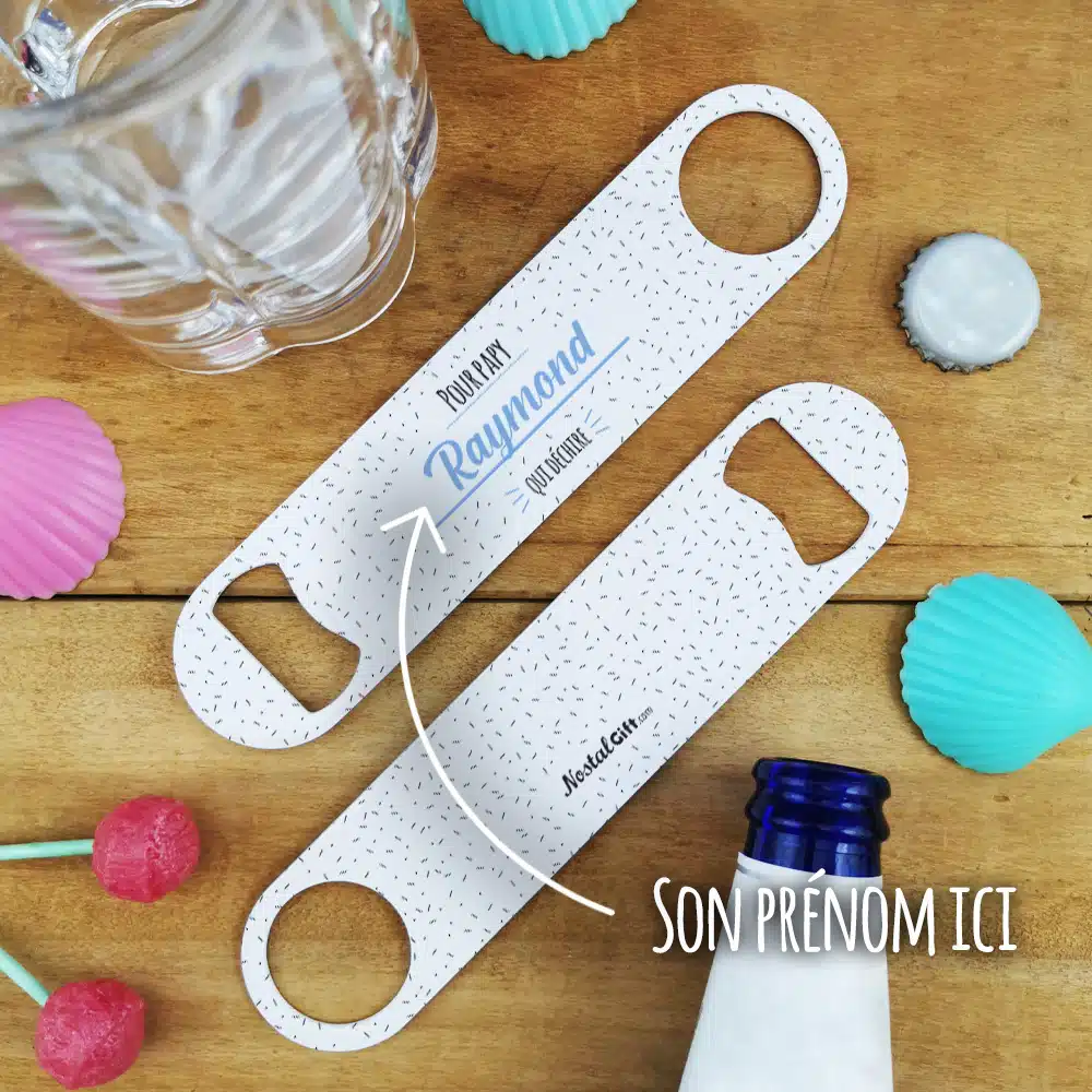 Décapsuleur “Pour papy qui déchire”- Cadeau papy personnalisé – Image 2