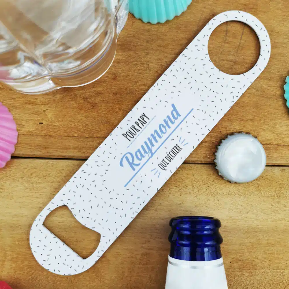 Décapsuleur “Pour papy qui déchire”- Cadeau papy personnalisé