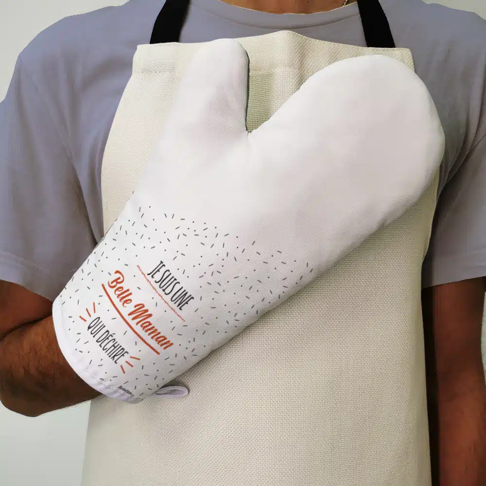 Manique droite cuisine “Je suis une belle maman qui déchire” – Image 4