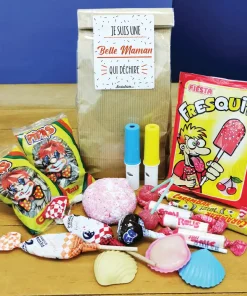Sachet bonbon années 70 “Je suis une belle maman qui déchire”