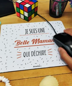 Tapis de souris “Je suis une belle maman qui déchire”