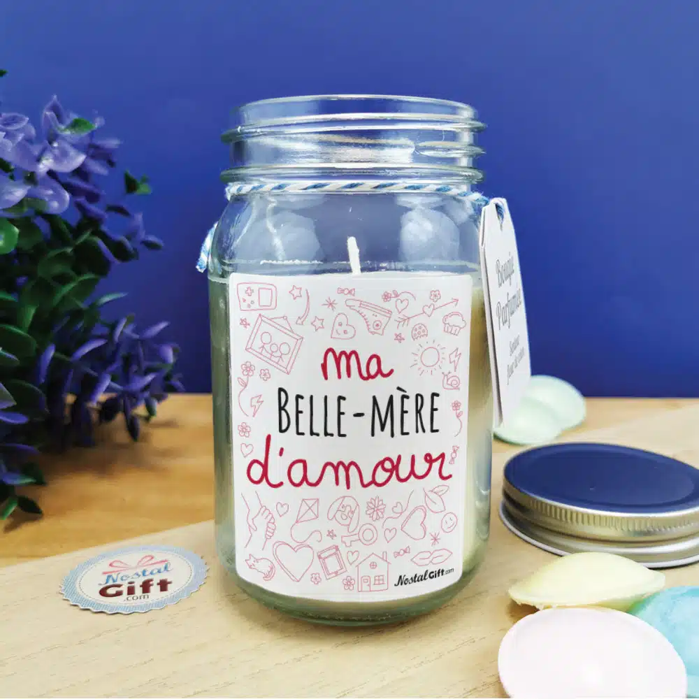 Bougie Jar “Belle-mère d’amour” de la collection “D’amour”
