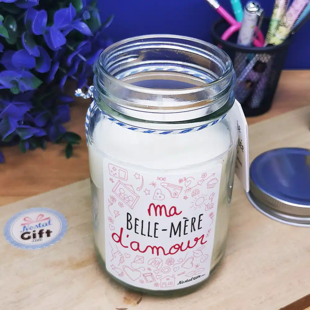 Bougie Jar “Belle-mère d’amour” de la collection “D’amour” – Image 3