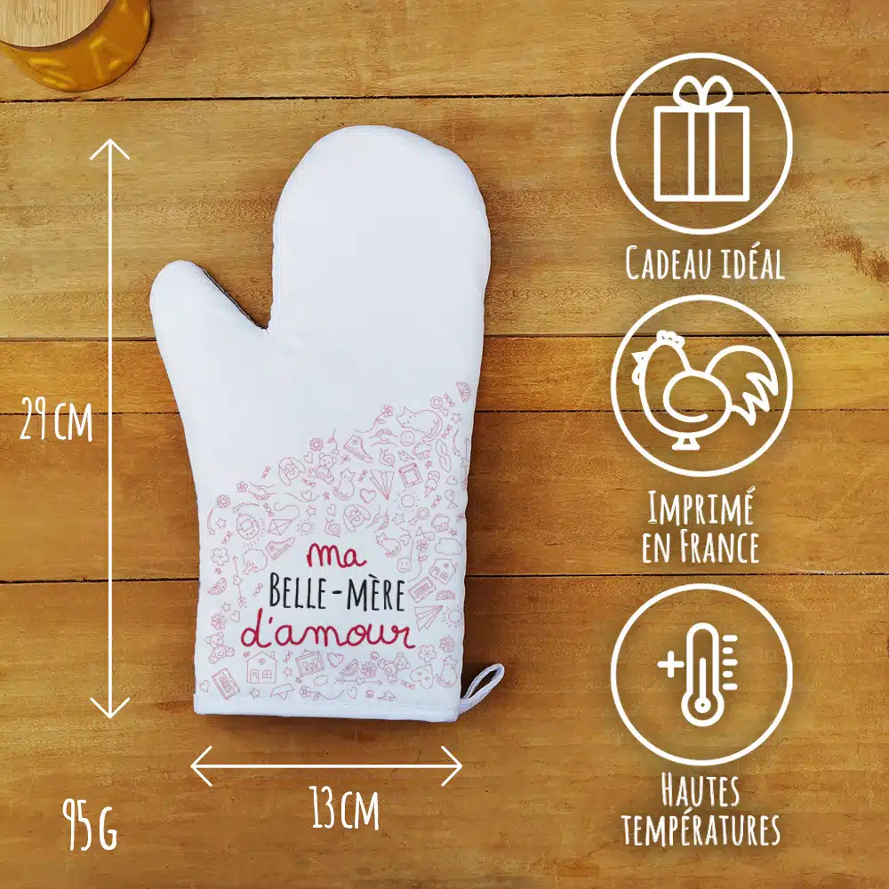 Manique droite de cuisine “ma Belle-mère d’amour” – Image 3