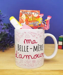 Mug bonbon années 80  “Belle-mère d’amour” de la collection “D’amour”