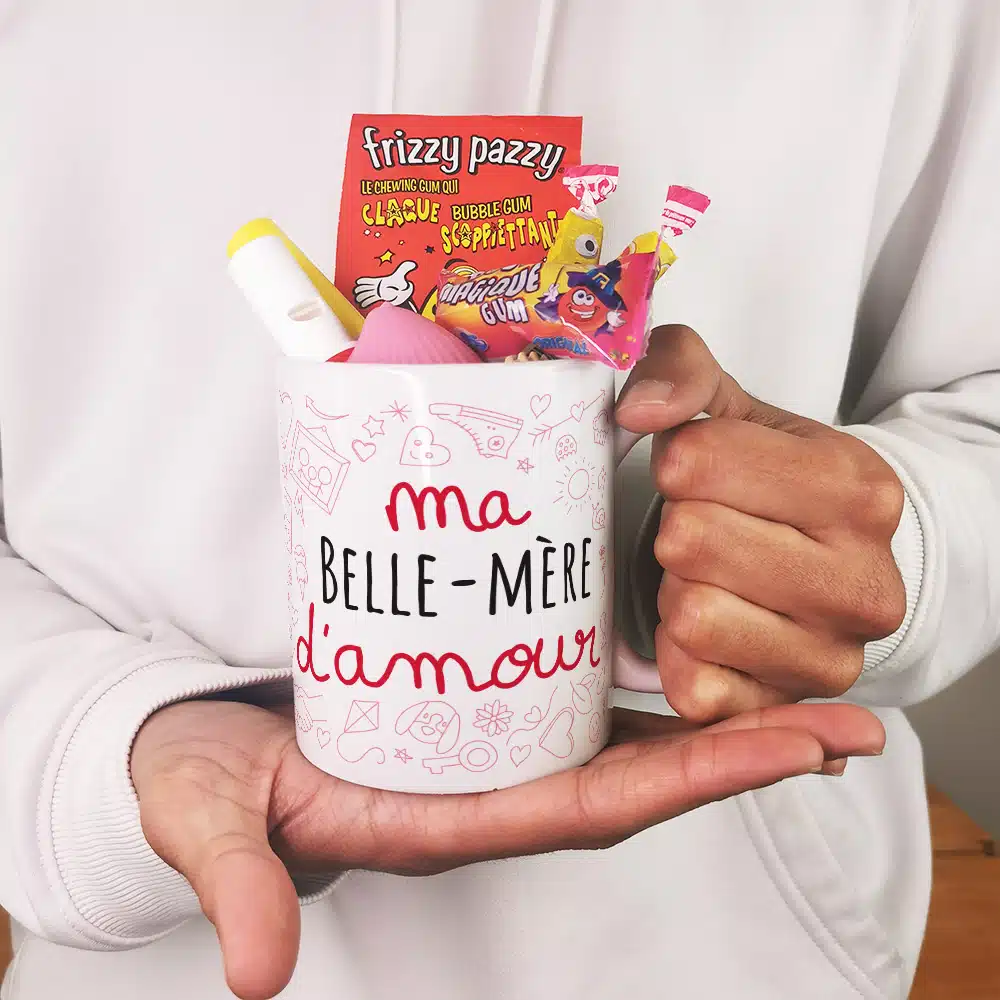 Mug bonbon années 80 “Belle-mère d’amour” de la collection “D’amour” – Image 5