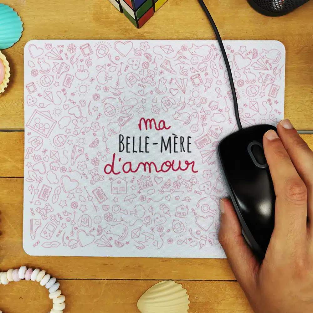 Tapis de souris “Belle-mère d’amour” de la collection “D’amour – Image 4