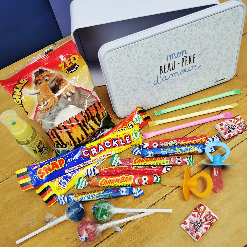 Bonbons des années 90 “Mon beau-père d’amour” (Boîte en metal) – Image 3