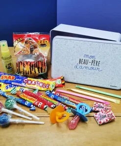 Bonbons des années 90 “Mon beau-père d’amour” (Boîte en metal)