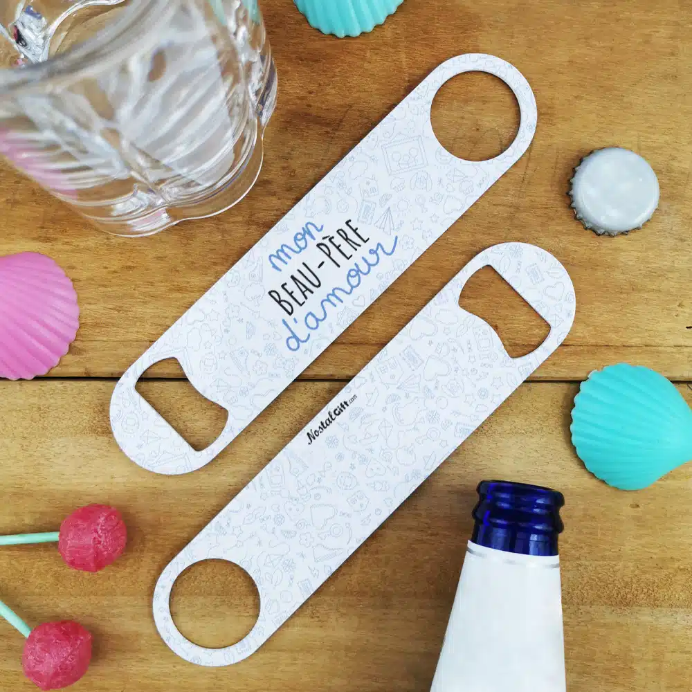 Décapsuleur “Mon beau-père d’amour” – Cadeau beau père – Image 2