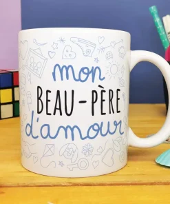 Mug “Mon beau-père d’amour” – Cadeau beau père