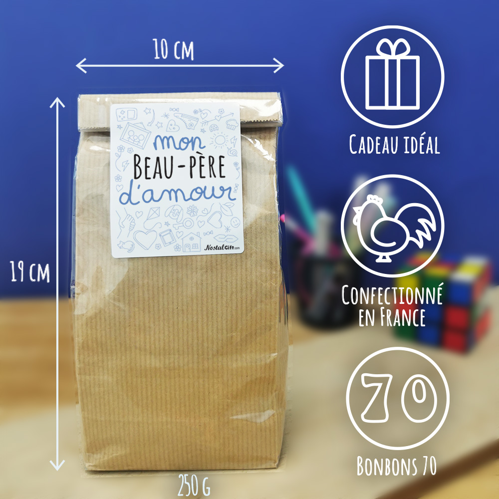 Sachet bonbon années 70 “Mon beau-père d’amour” – Image 4