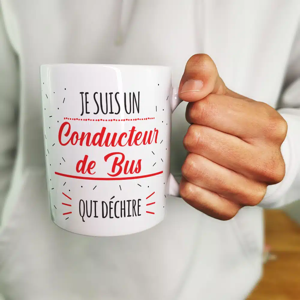 Mug “Je suis un conducteur de bus qui déchire” – Image 4