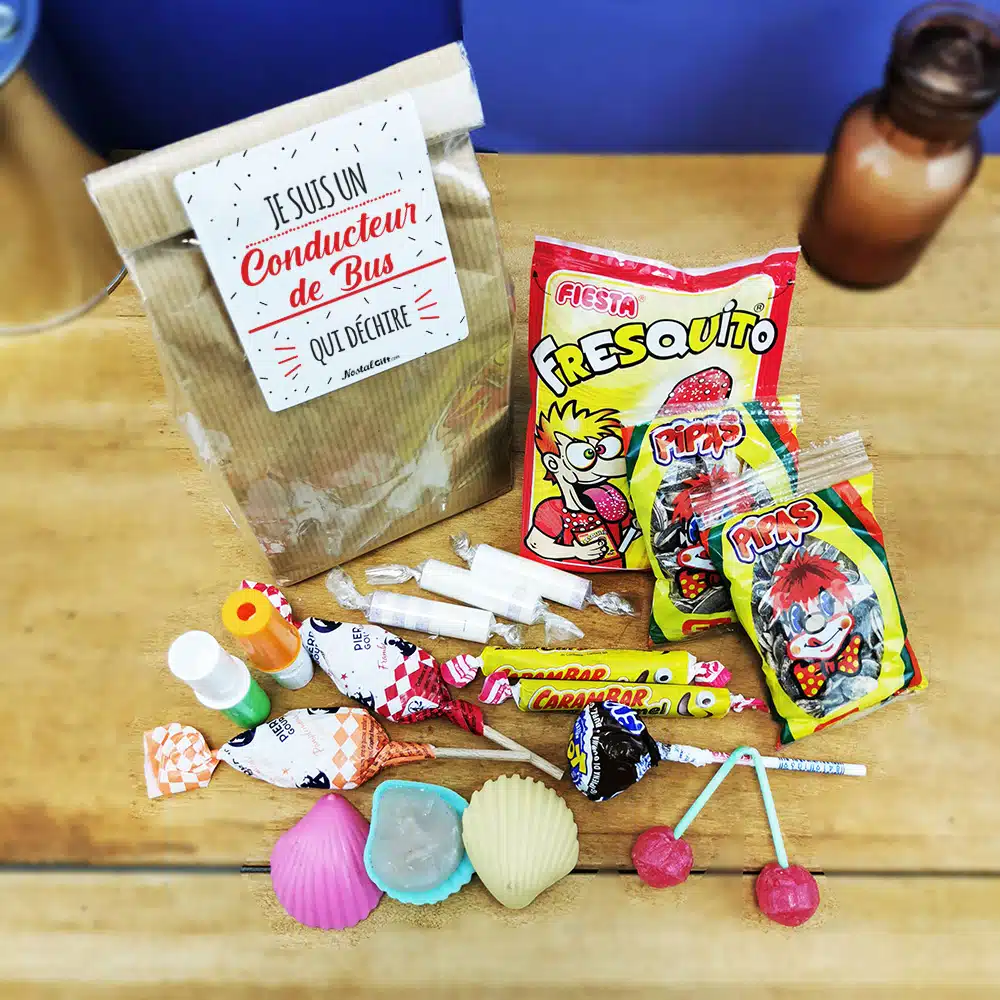 Sachet bonbon années 70 “Je suis un conducteur de bus qui déchire” – Image 3