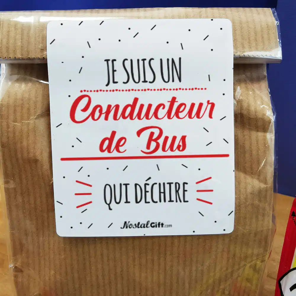 Sachet bonbon années 70 “Je suis un conducteur de bus qui déchire” – Image 5