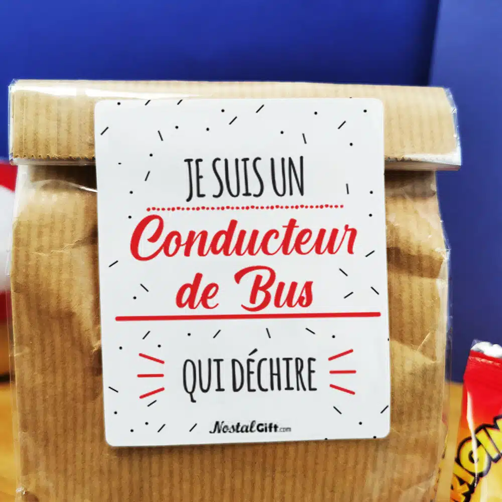 Sachet bonbon années 90 “Je suis un conducteur de bus qui déchire” – Image 5