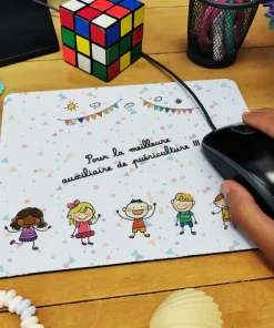 Tapis de souris “Pour la meilleure auxiliaire de puériculture”