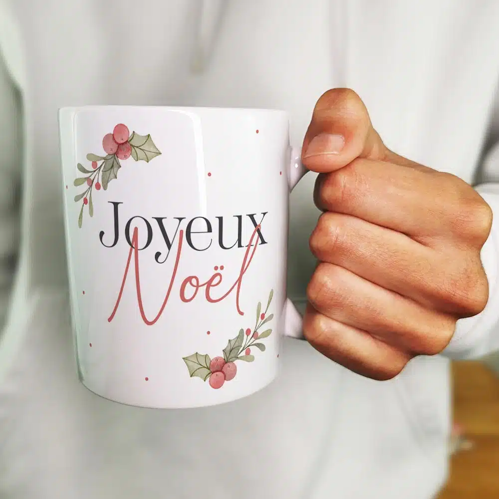 Mug “Joyeux Noël” – Cadeau pour Noël – Image 4