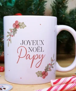 Mug “Joyeux Noël Papy” – Cadeau Noël
