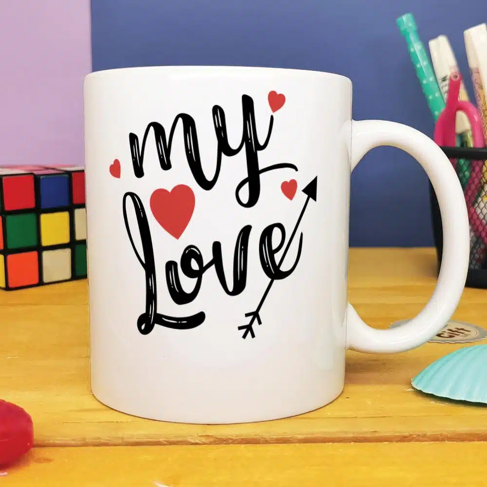 Mug “My Love” personnalisable – Cadeau pour la Saint Valentin – Image 5