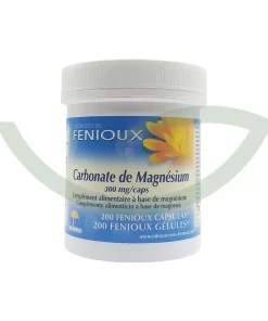 Carbonate de magnésium – 200 gélules – Laboratoires Fenioux