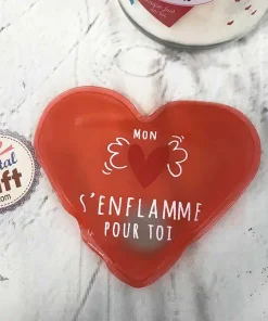Chaufferette Coeur – Mon coeur s’enflamme pour toi