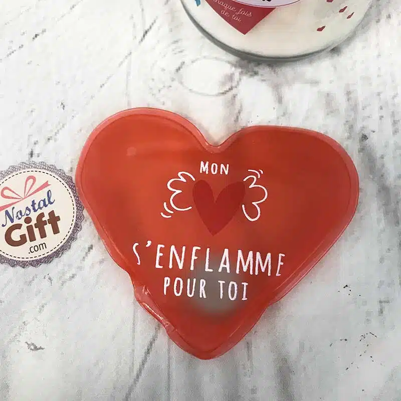Chaufferette Coeur – Mon coeur s’enflamme pour toi