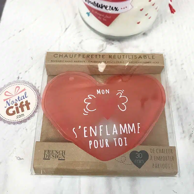 Chaufferette Coeur – Mon coeur s’enflamme pour toi – Image 3