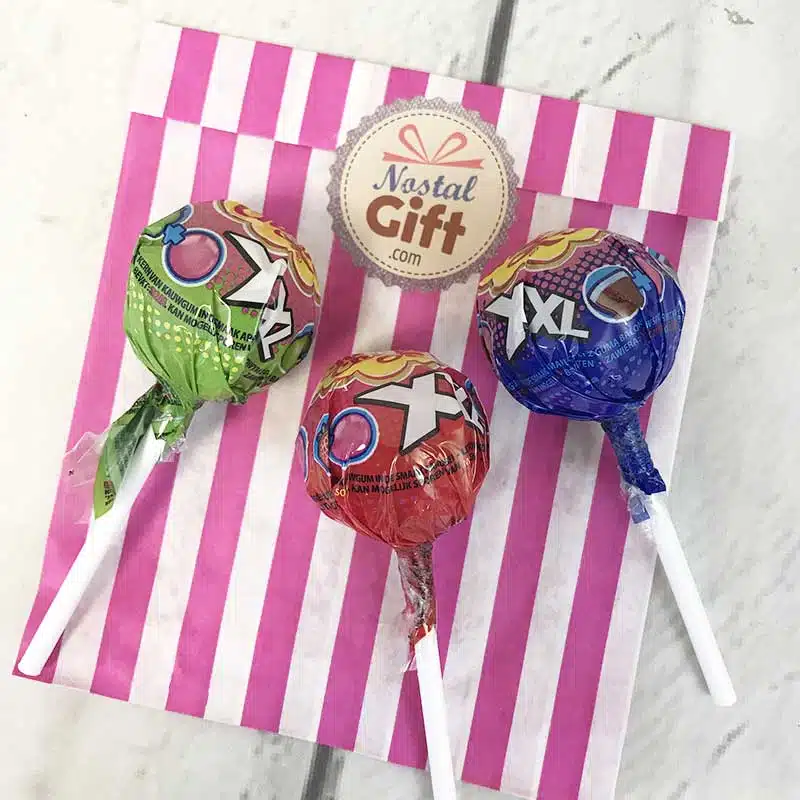 Chupa Chups XXL – Sucettes avec cheming-gum x3
