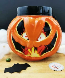 Citrouille remplie de bonbons d’halloween sans gluten – FINI – 17 sachets – 15cm de hauteur
