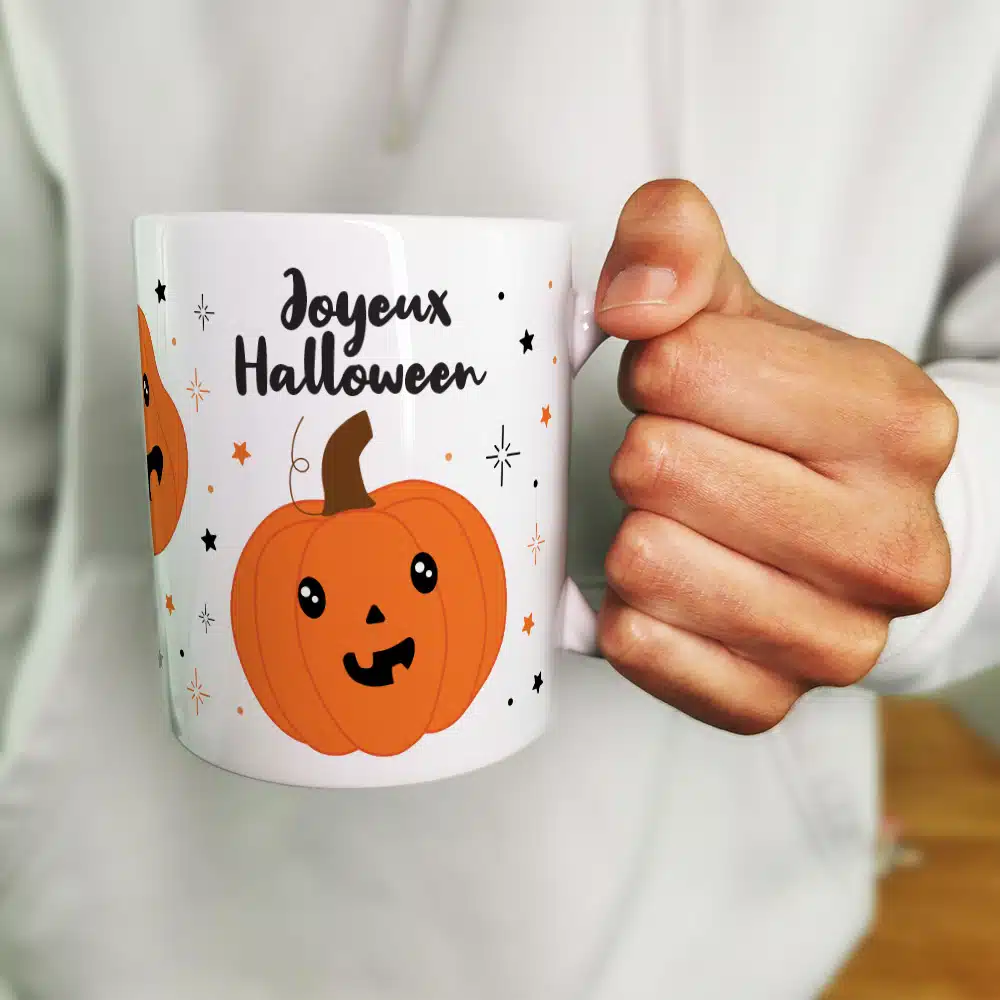 Mug Halloween Citrouilles – Image 3
