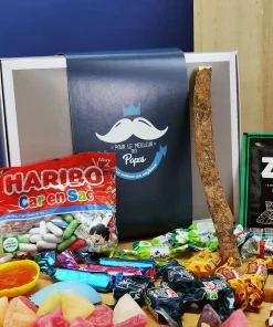 Coffret Bonbon Papa – “Pour le meilleur des papas” : coffret bonbon rétro années 60
