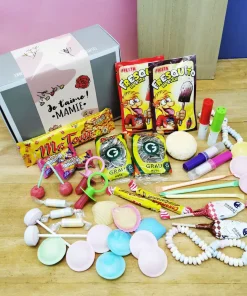 Coffret Bonbon Mamie “Je t’aime Mamie” : coffret bonbon rétro des années 70