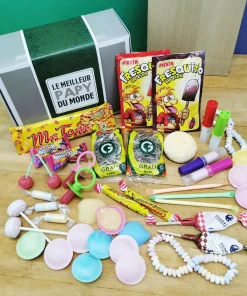 Coffret Bonbon Papy – “Le meilleur papy du monde” : coffret bonbon rétro années 70