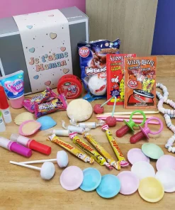 Coffret Bonbon Maman “Je t’aime Maman” : coffret bonbon rétro des années 80
