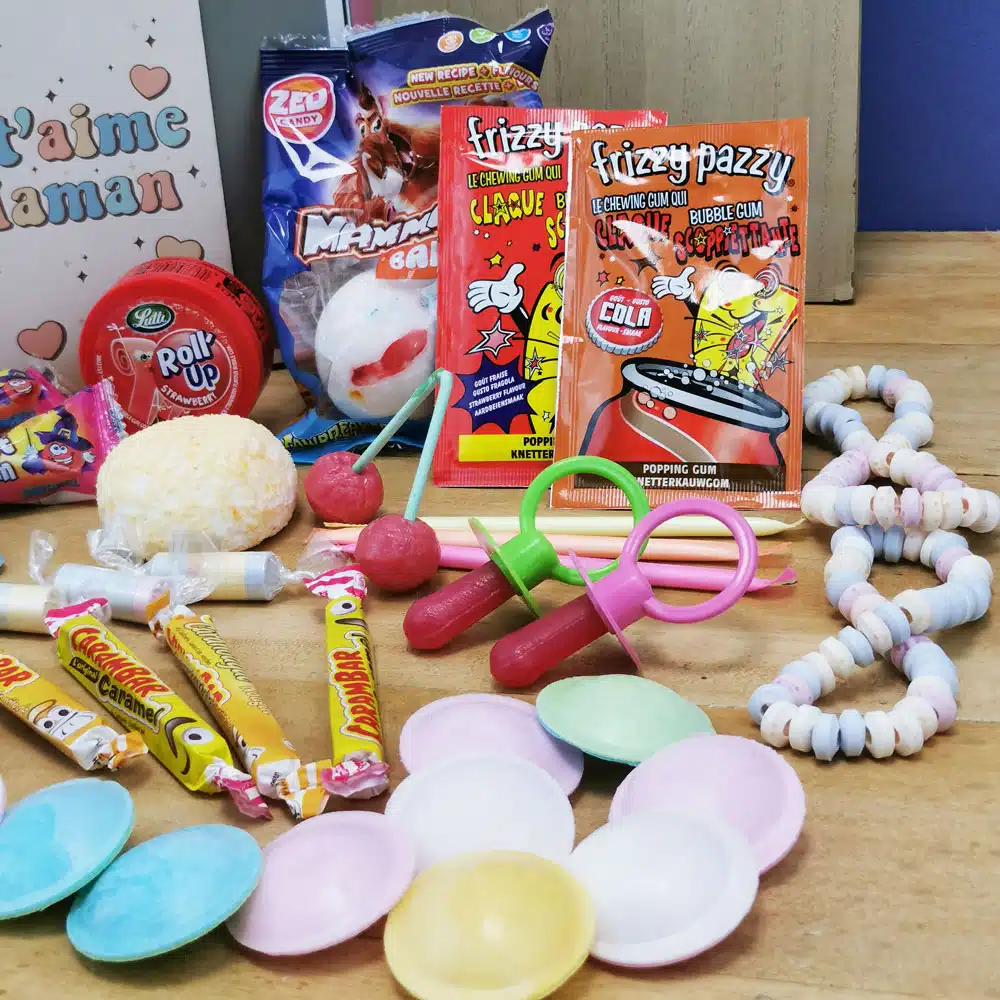 Coffret Bonbon Maman “Je t’aime Maman” : coffret bonbon rétro des années 80 – Image 3