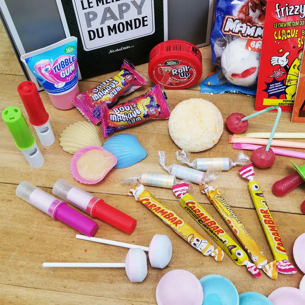 Coffret Bonbon Papy – “Le meilleur papy du monde” : coffret bonbon rétro années 80 – Image 3