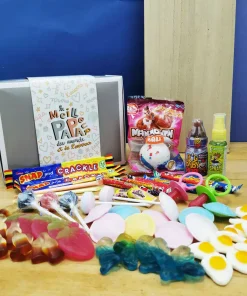 Coffret Bonbon Papa – “Pour le meilleur des papas” : coffret bonbon rétro années 90