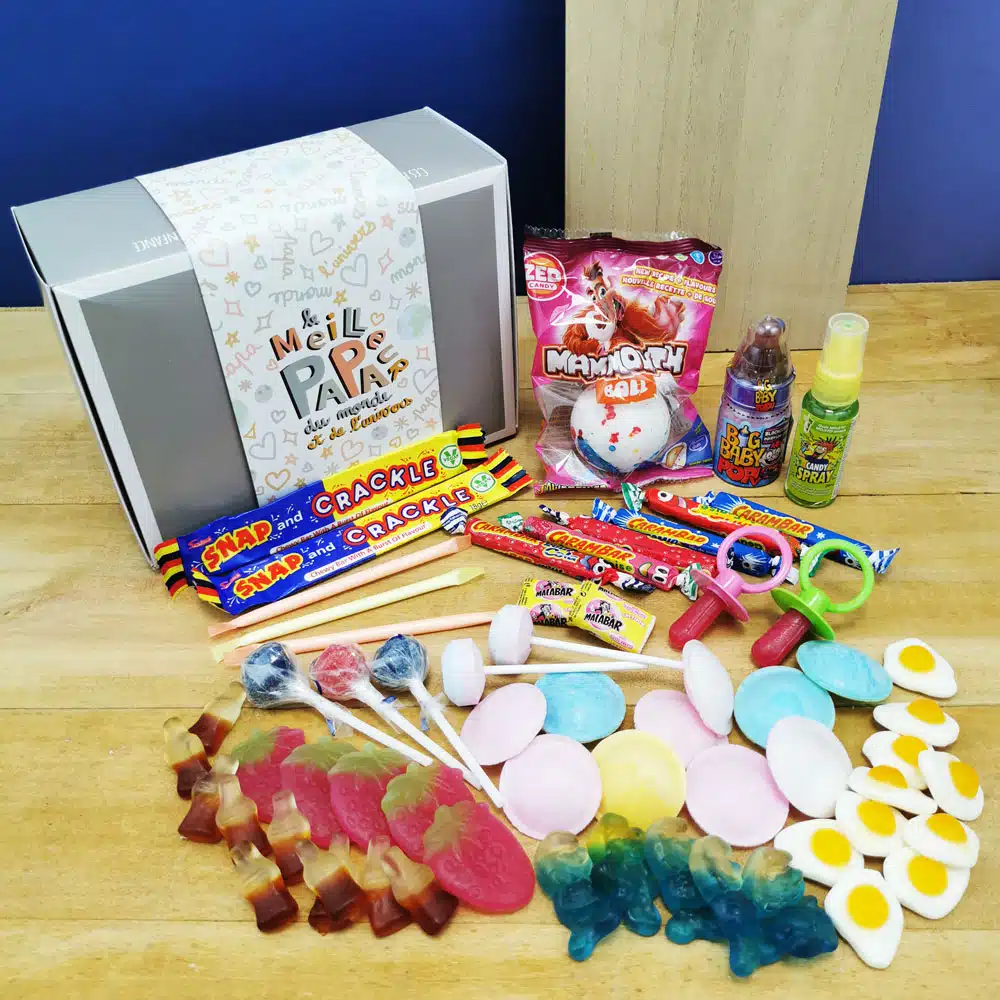Coffret Bonbon Papa – “Pour le meilleur des papas” : coffret bonbon rétro années 90 – Image 2