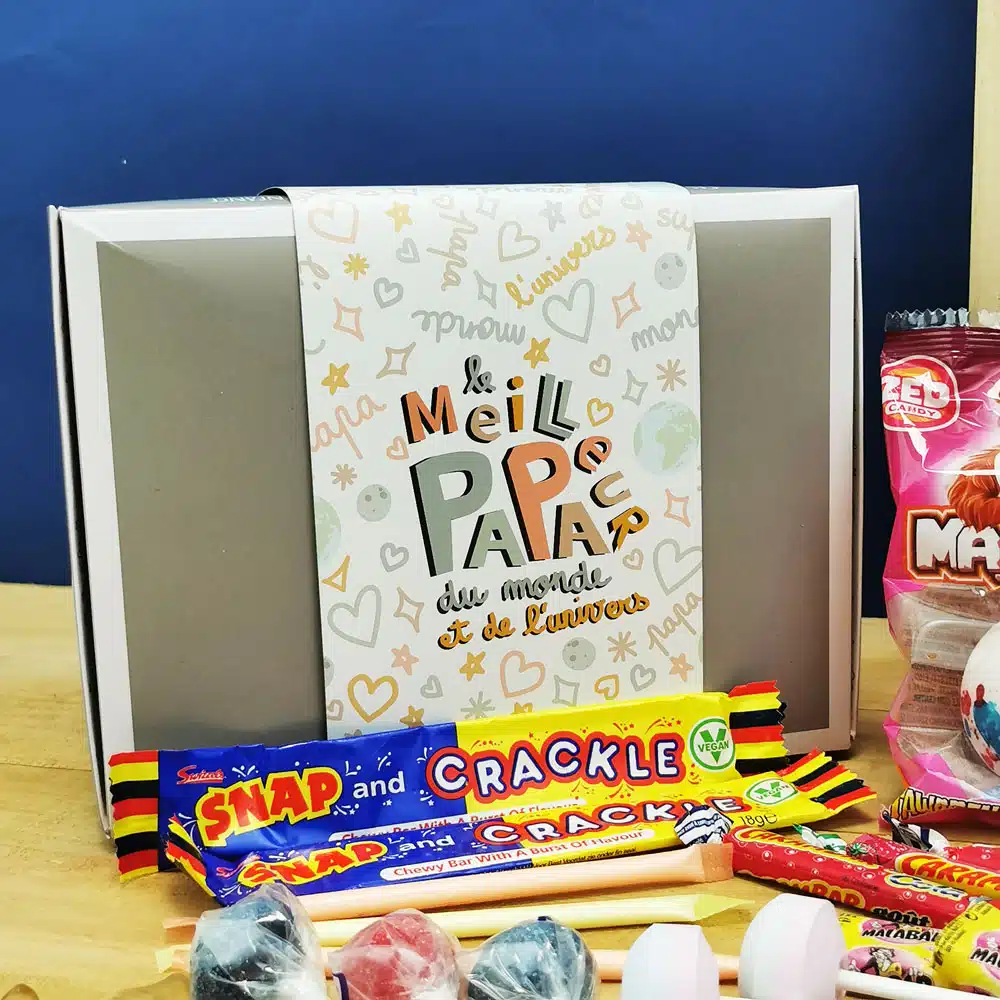 Coffret Bonbon Papa – “Pour le meilleur des papas” : coffret bonbon rétro années 90 – Image 3