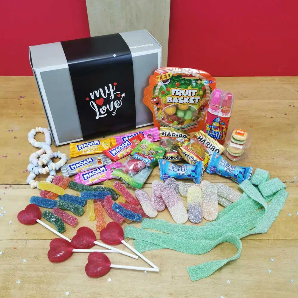 Coffret cadeaux “My Love”- Bonbons des années 2000