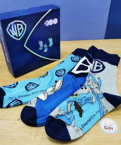 Coffret cadeau 3 paires de chaussettes Looney Tunes 35 – 41 – Collector 100 ans de la Warner