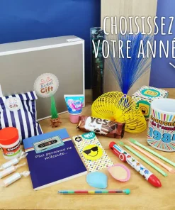 Coffret Cadeau « Rétro des années 80 » Homme Personnalisé