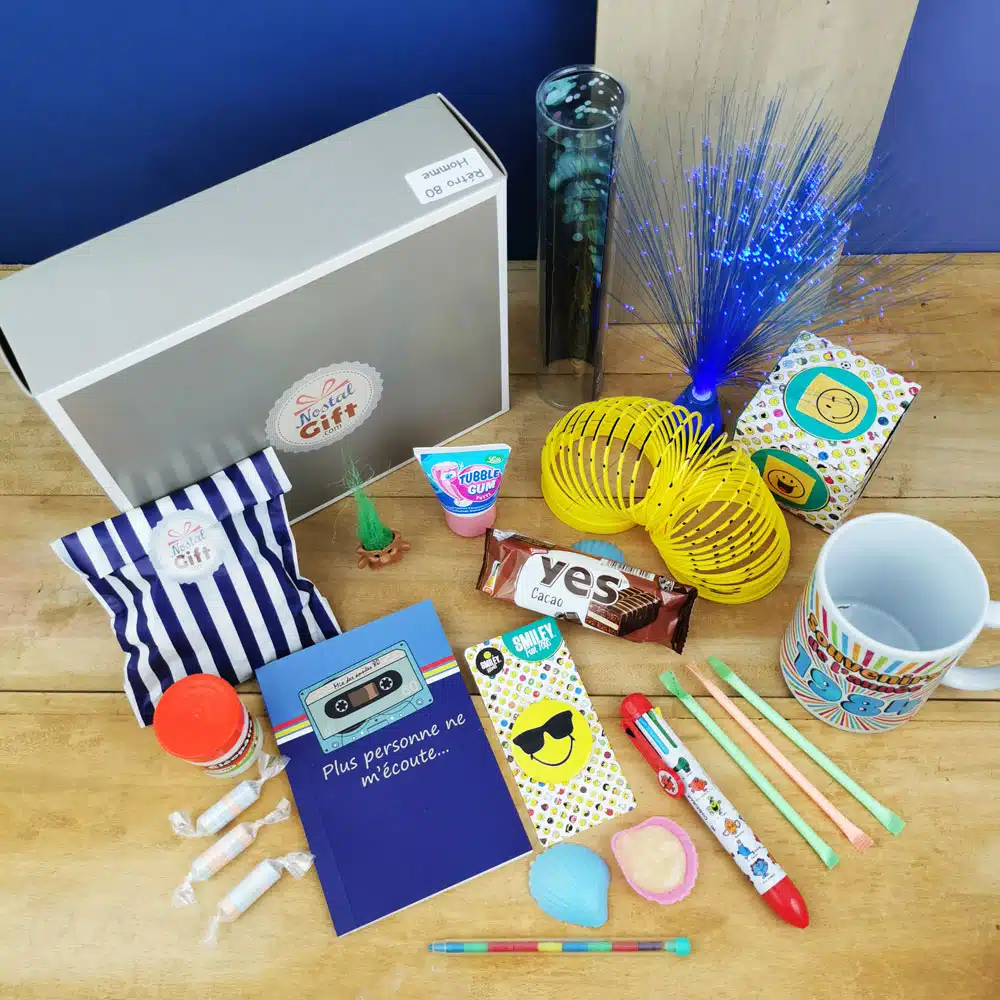 Coffret Cadeau « Rétro des années 80 » Homme Personnalisé – Image 6